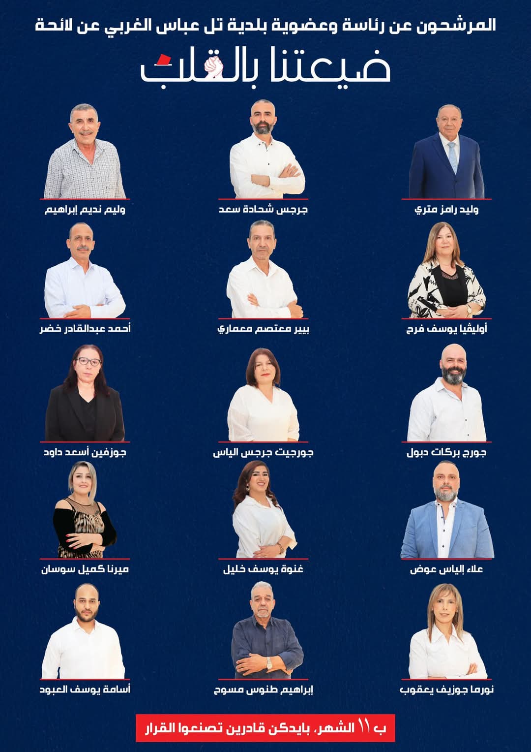 في تل عباس الغربي.