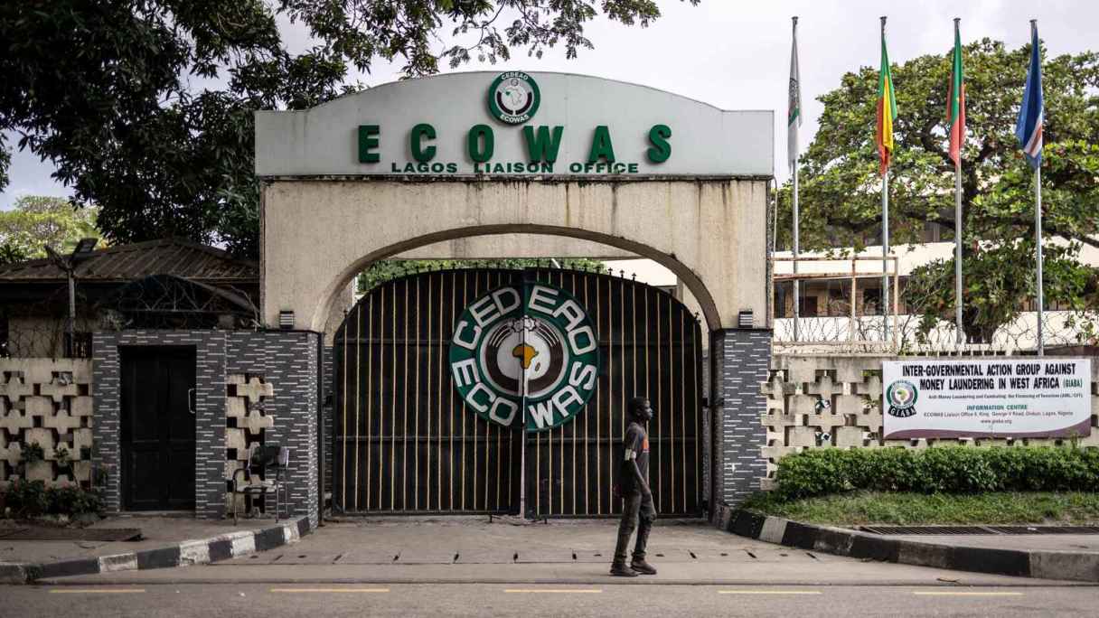 مقر لتكتل إيكواس في لاغوس (وكالات)