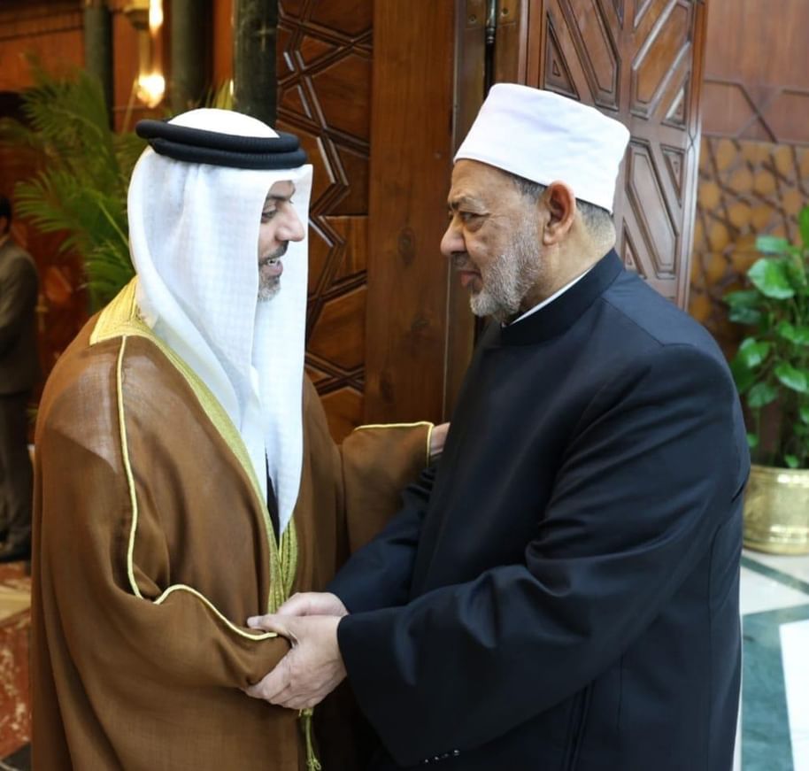 السفير الزعابي وشيخ الازهر (وام)