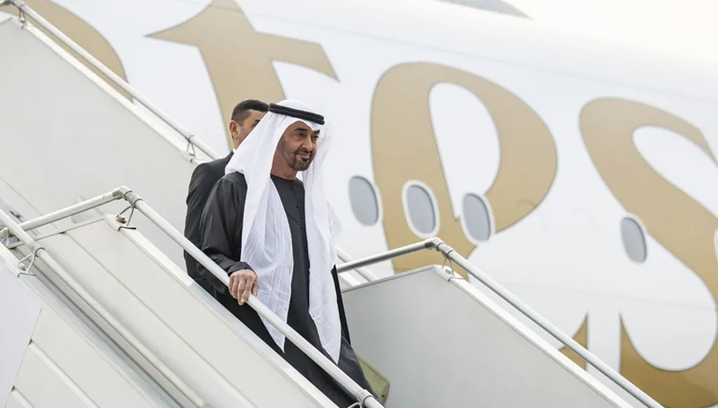 UAE President arrives in India on working visit