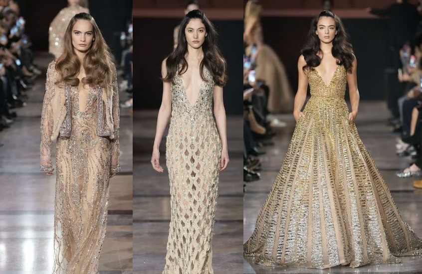 عارضات إيلي صعب بتسريحات شعر ريترو للأزياء الراقية لربيع وصيف 2026 (انستغرام)