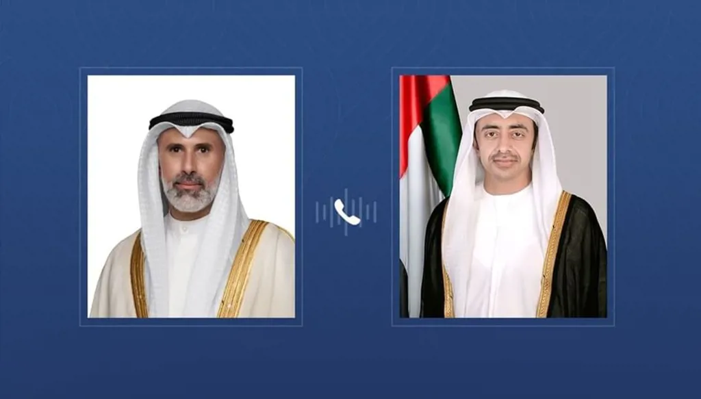 التطوّرات الإقليمية بين وزيرَي خارجية الإمارات والكويت