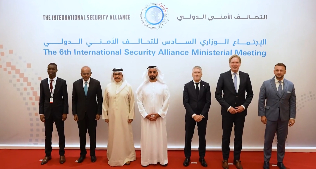 جانب من المشاركين بالاجتماع السادس لوزراء داخلية دول التحالف الأمني الدولي (أكس)