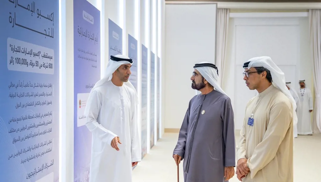 محمد بن راشد يُطلق برنامجاً اقتصادياً دولياً لتعزيز مكانة ‏الإمارات العالمية في التجارة الخارجية