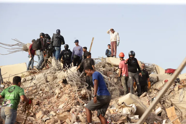 أثار زلزال فنزويلا (أ ف ب).