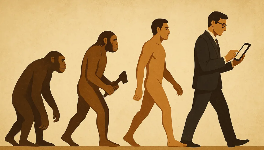 الإنسان بين الطمع والخوف: من الفأس إلى الذكاء الاصطناعي