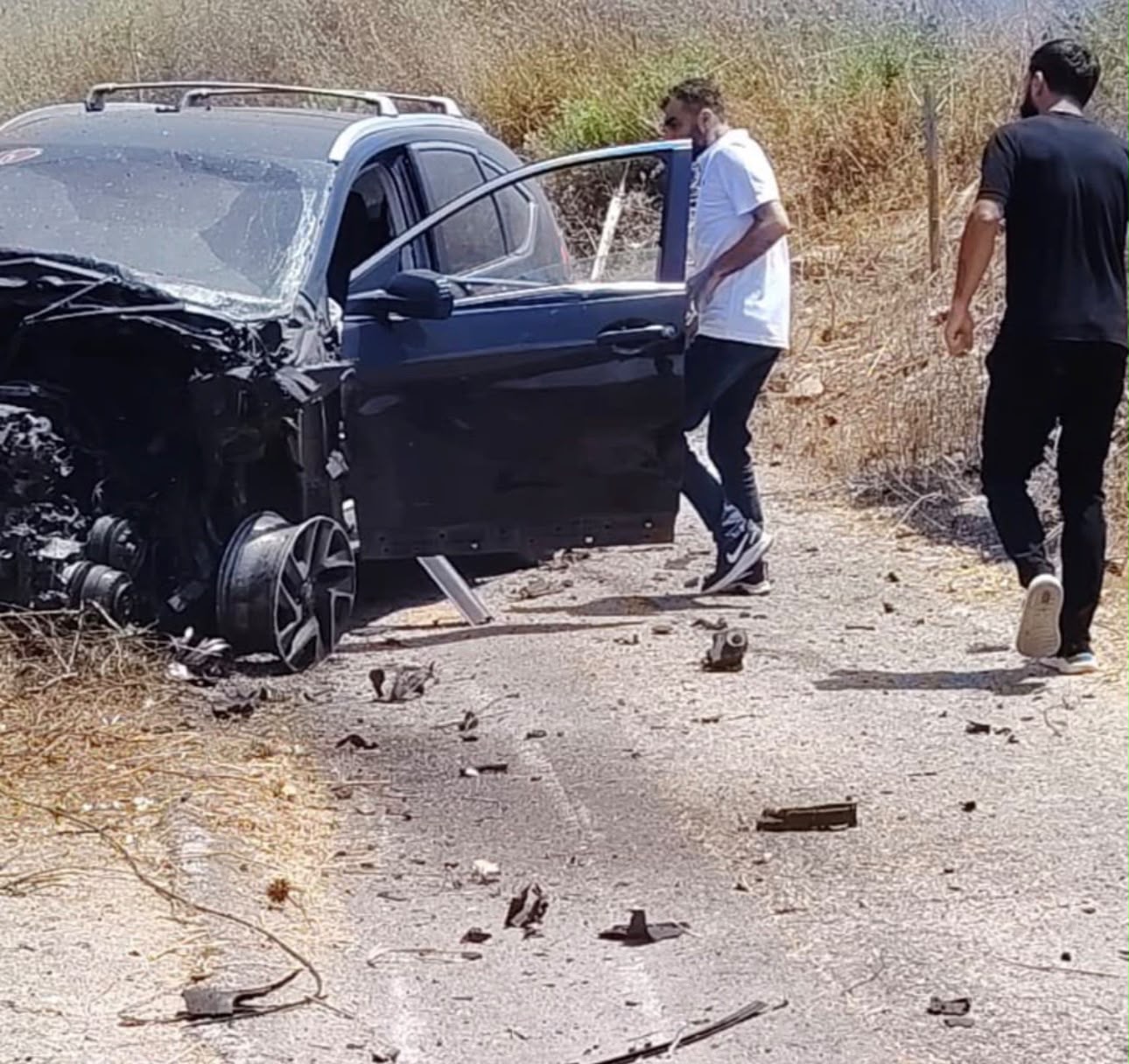 استهداف إسرائيلي في كفررمان (متداولة).