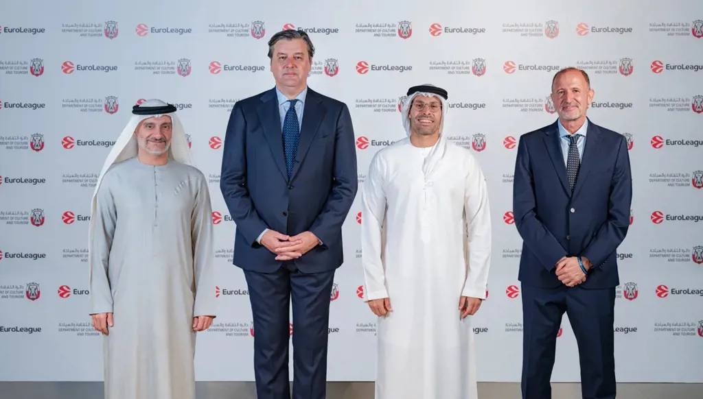 أبوظبي تستضيف المربع الذهبي للدوري الأوروبي لكرة السلة في 2027 و2029