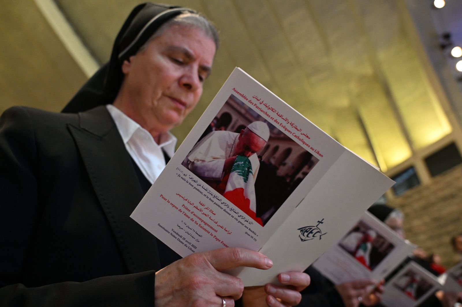 قداس في حريصا (حسام شبارو).