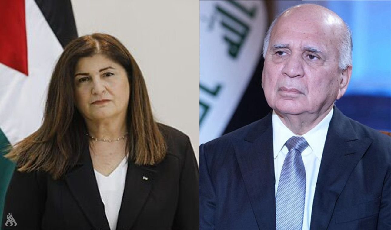 وزيرا خارجية العراق وفلسطين