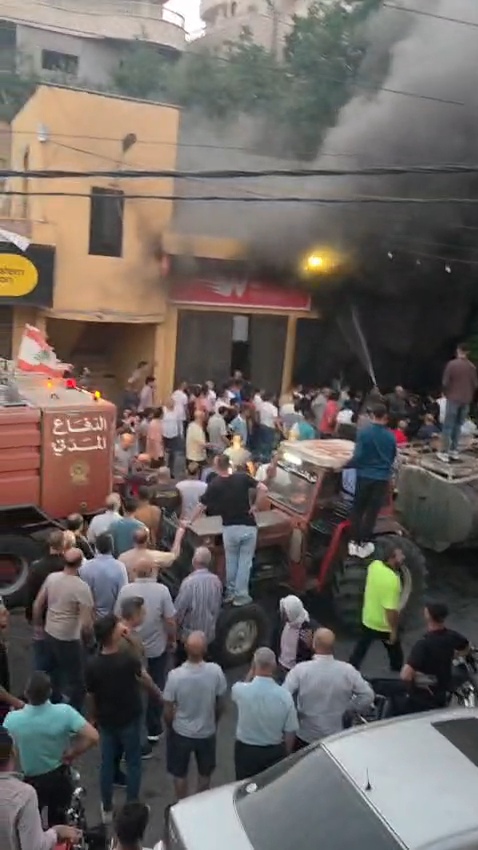 الحريق في عكار (متداول).