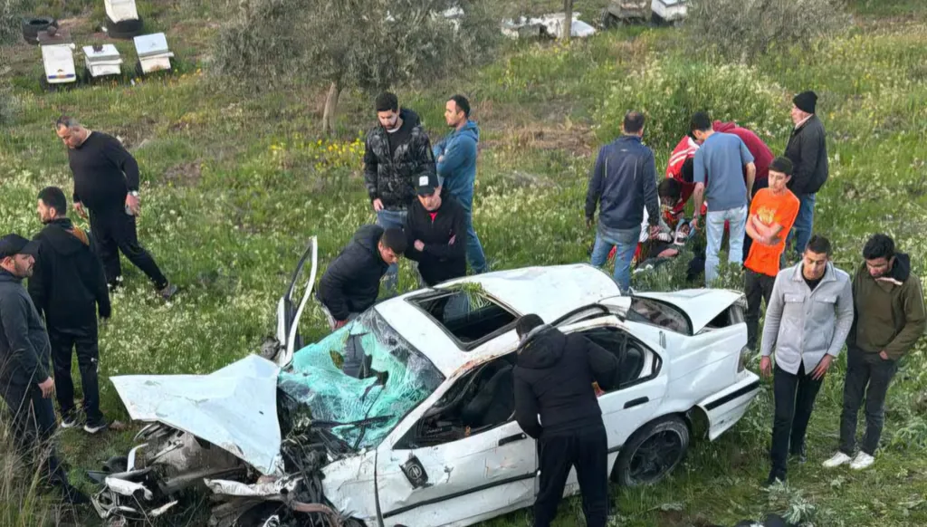حادث سير مروع على طريق العبودية شمالي لبنان (فيديو وصور)