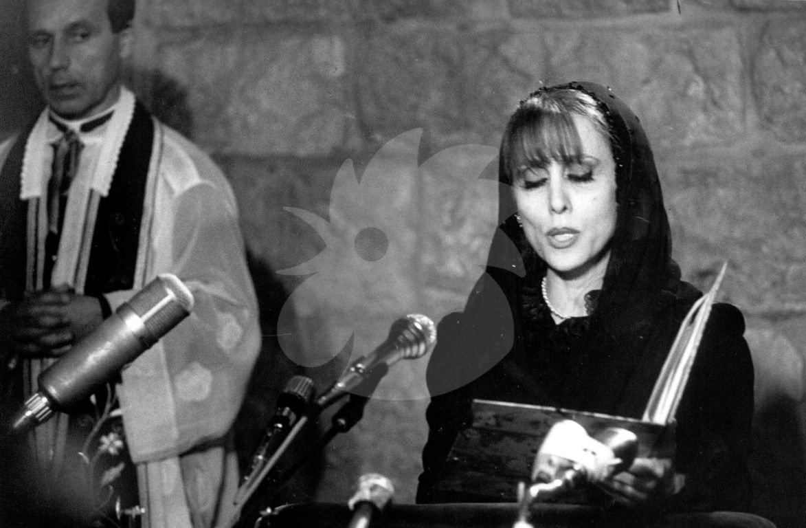  فيروز تُرنّم “الأم الحزينة“. (أرشيف “النهار“)