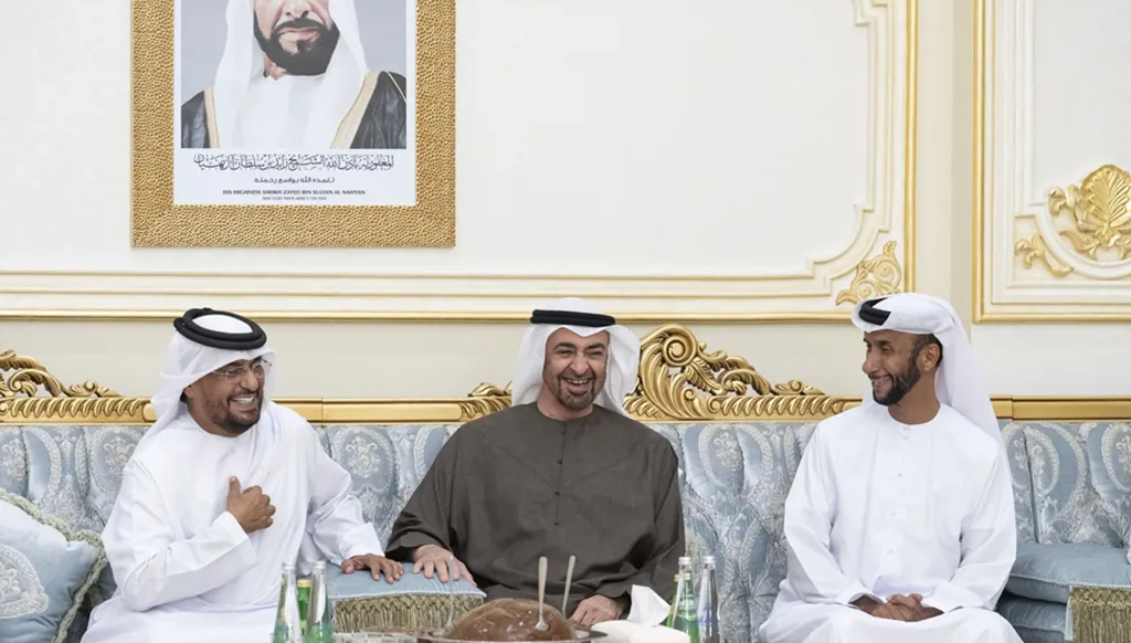 الرئيس الإماراتي يزور سالم العامري