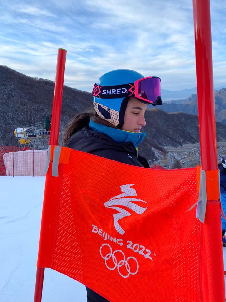 مانو عويس ممثلة لبنان في أولمبياد 2026. (وكالات)