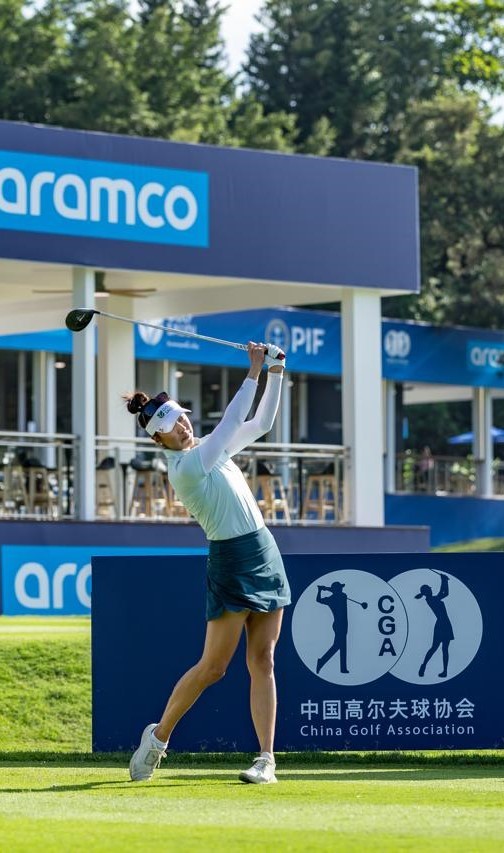 نجمة الغولف أليسون لي. (وكالات)