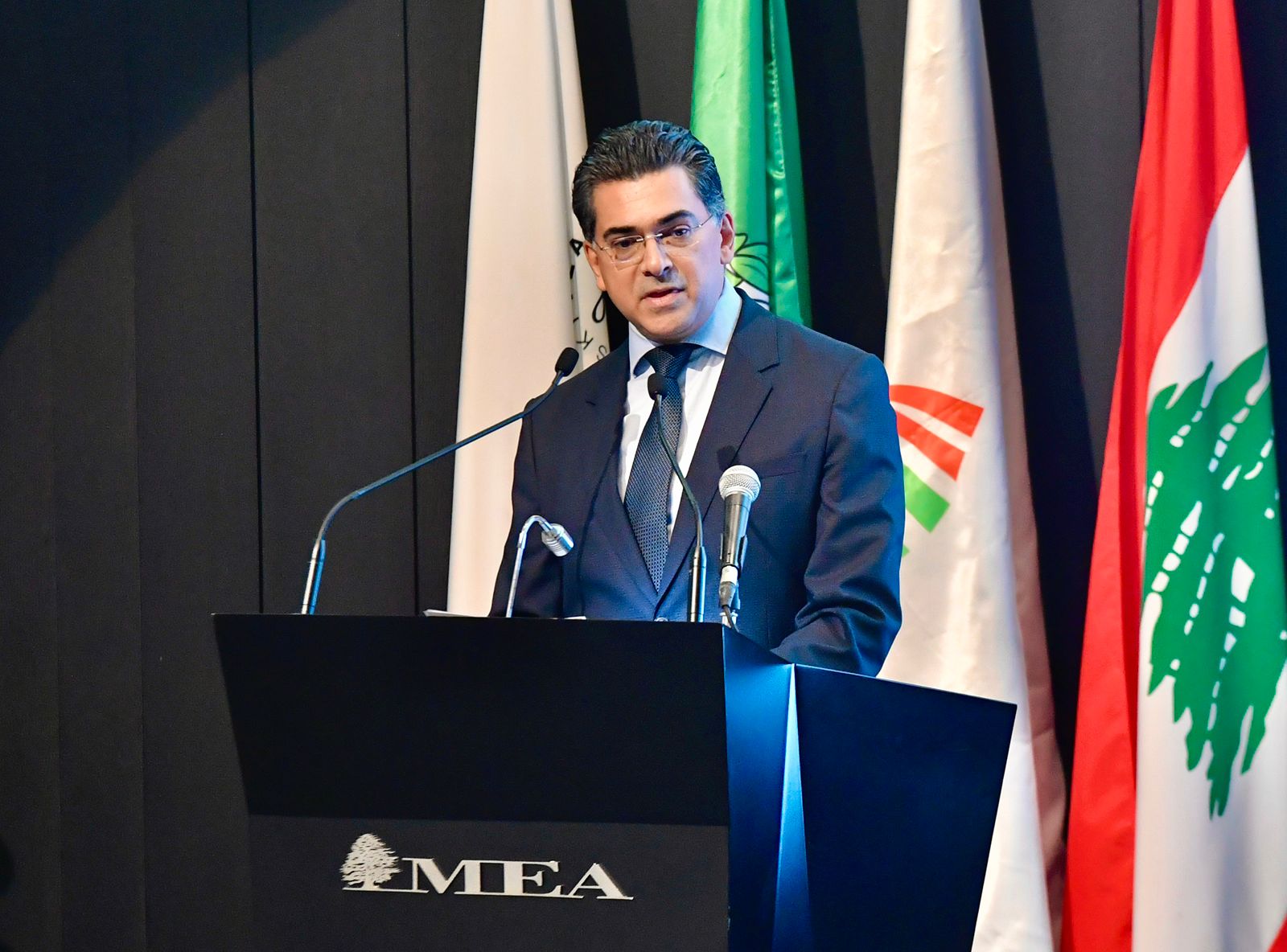 الوزير مرقص خلال كلمة في المنتدى (حسام شبارو)