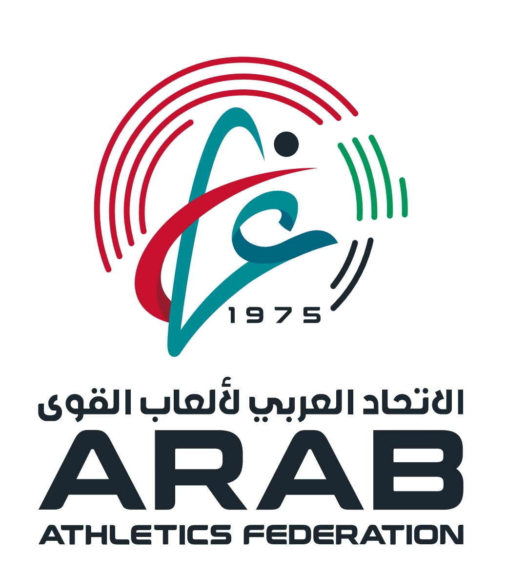 شعار الاتحاد العربي لألعاب القوى.