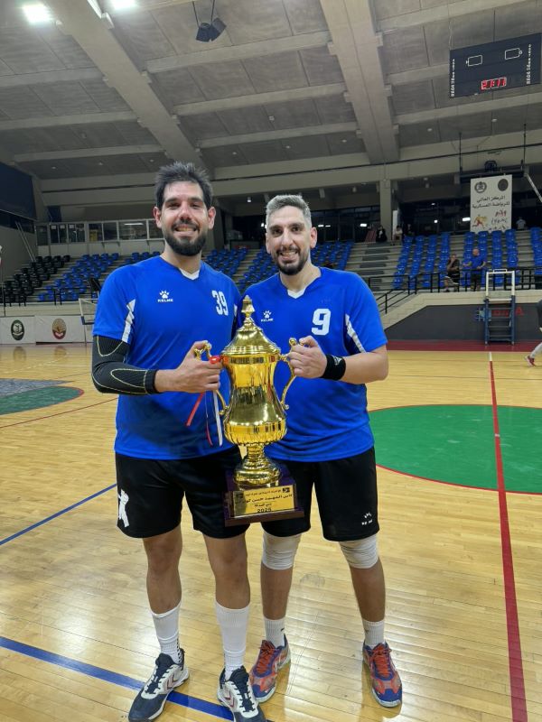 الصداقة بطل كأس لبنان لكرة اليد. (النهار)