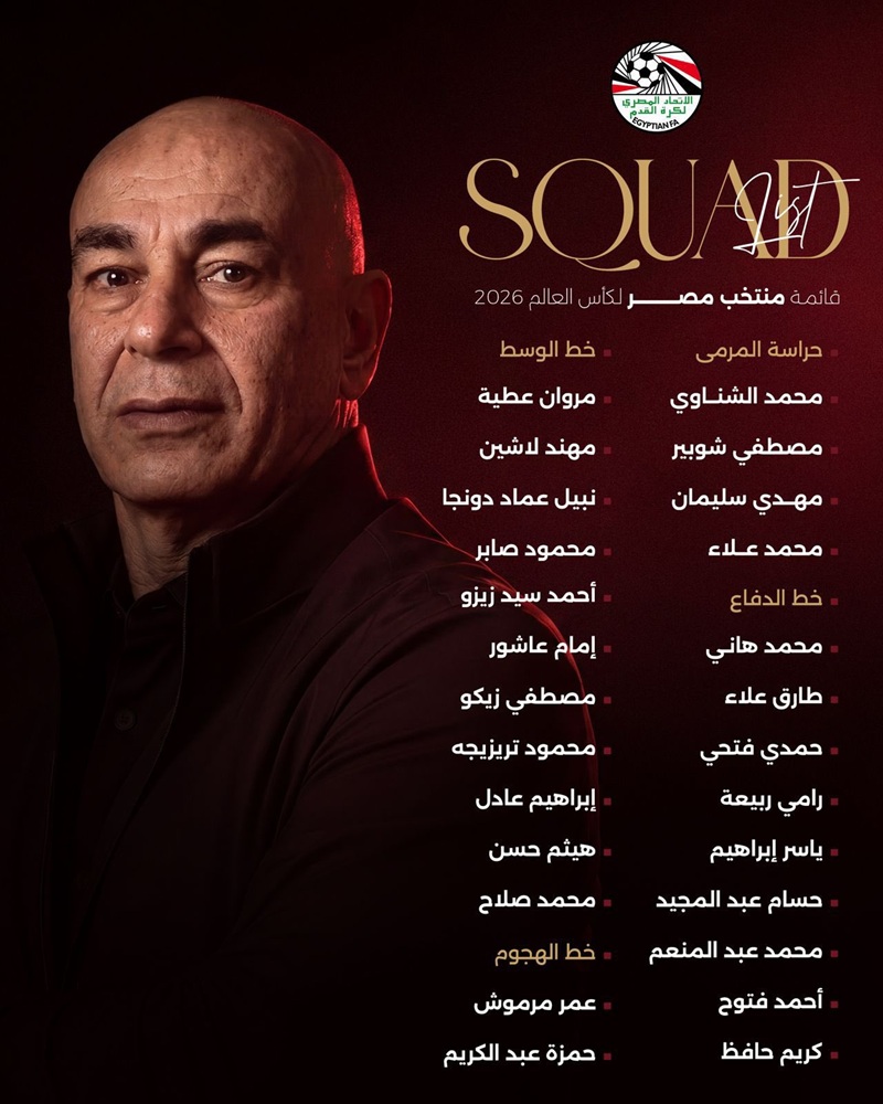 قائمة مصر لكأس العالم 2026.