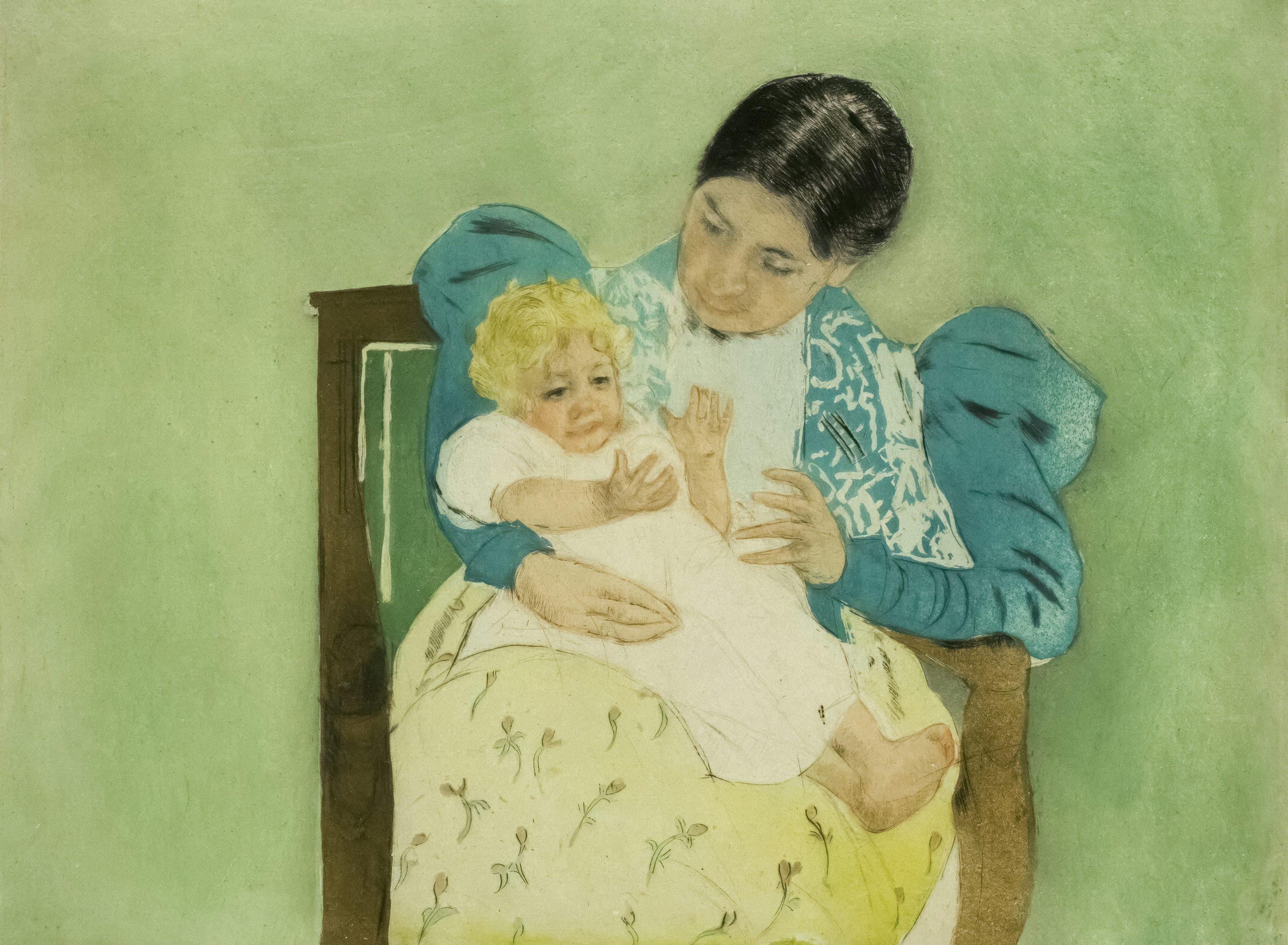 عمل لماري كاسات، التي يضيء Art Institute of Chicago على تجربتها في معرض Mary Cassatt: After Impressionism. (Art Institute of Chicago)