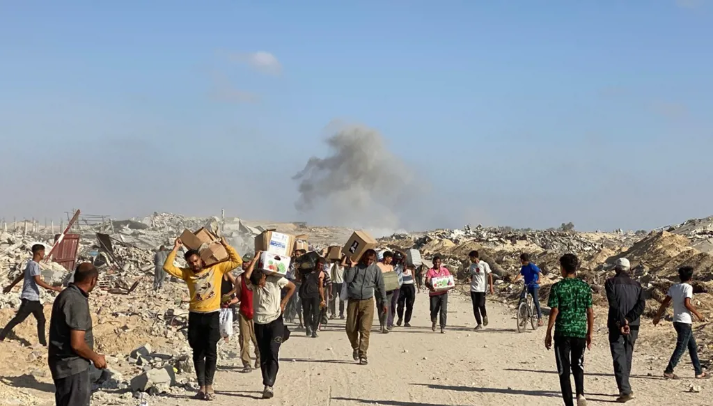 الجيش الإسرائيلي: لم نطلق النار على الفلسطينيين أثناء توزيع المساعدات في غزة