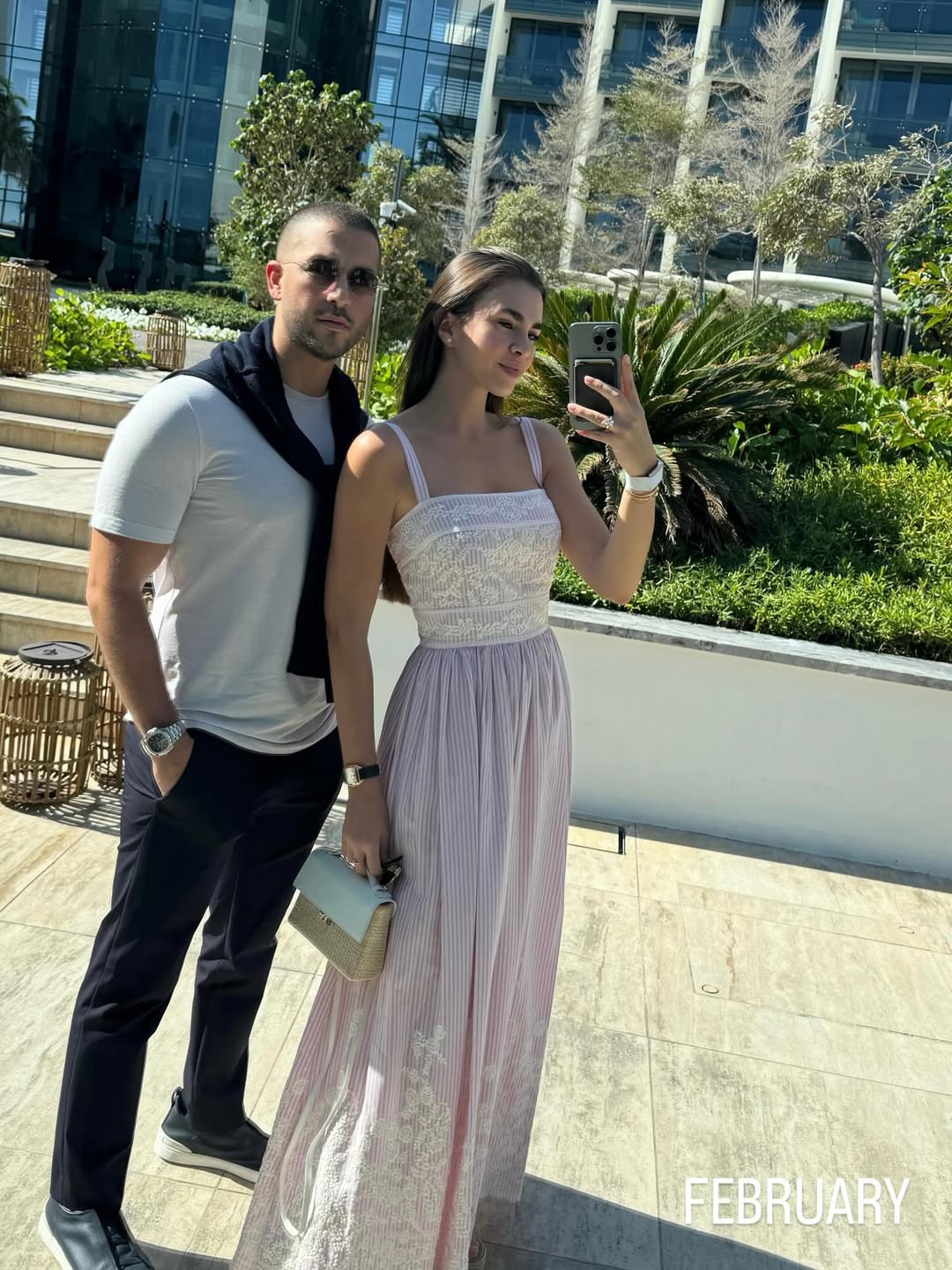 زين قطامي توثّق عام 2025 بصور استثائية مع سيليو صعب (انستغرام)