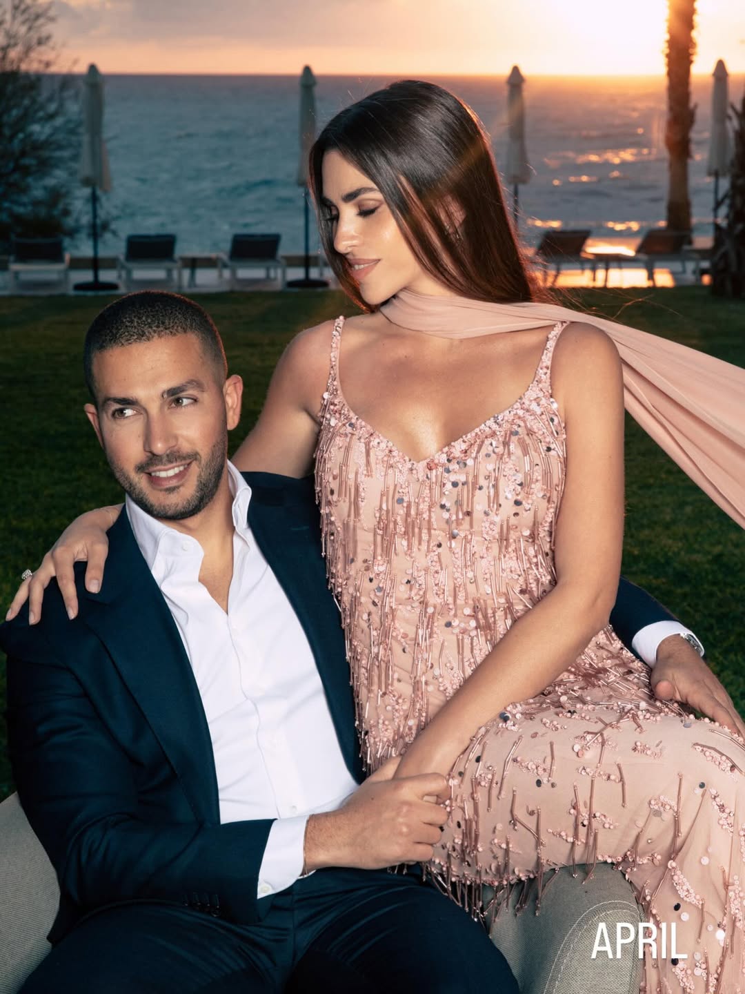 زين قطامي توثّق عام 2025 بصور استثائية مع سيليو صعب (انستغرام)