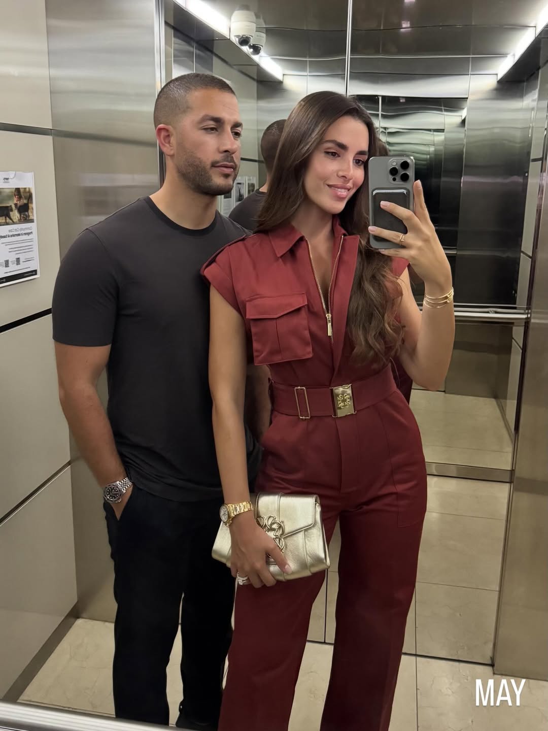 زين قطامي توثّق عام 2025 بصور استثائية مع سيليو صعب (انستغرام)