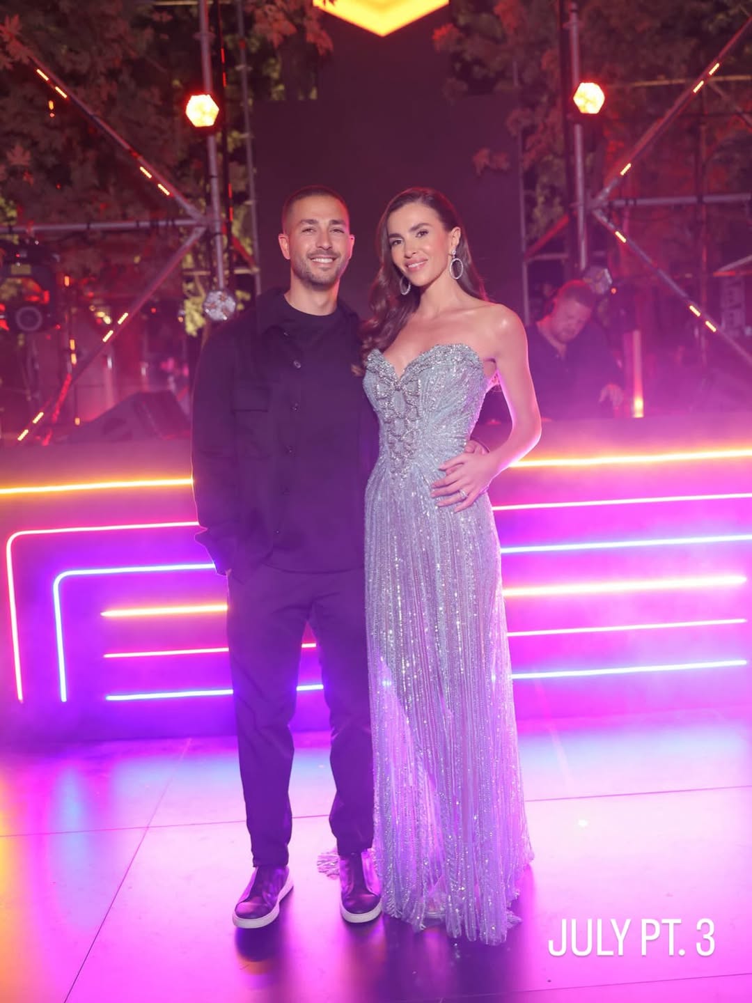 زين قطامي توثّق عام 2025 بصور استثائية مع سيليو صعب (انستغرام)