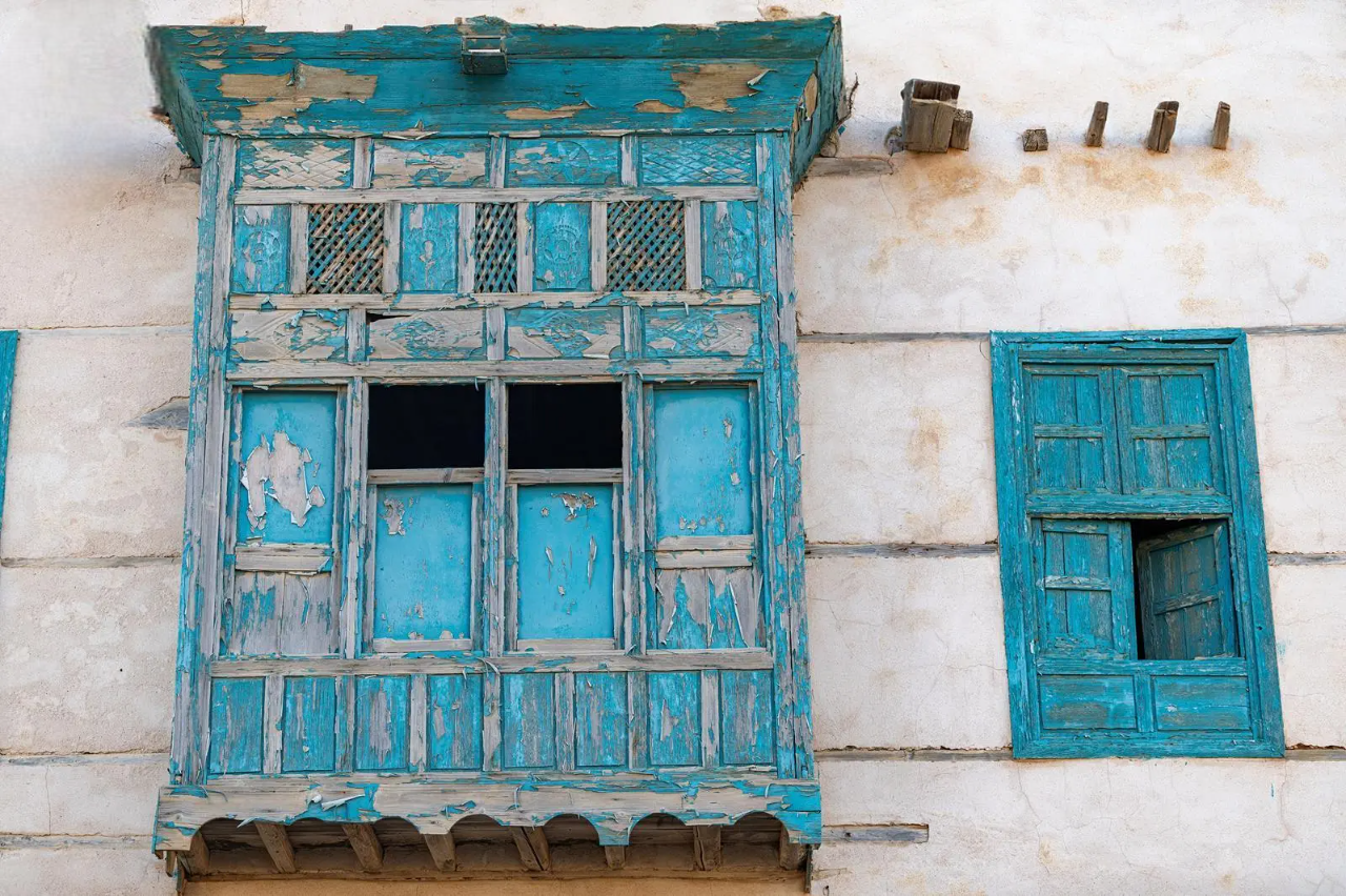 نموذج من الرواشين في محافظة الوجه. (واس)