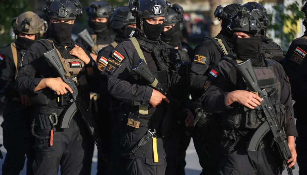 عناصر في الحشد الشعبي. (أ ف ب)