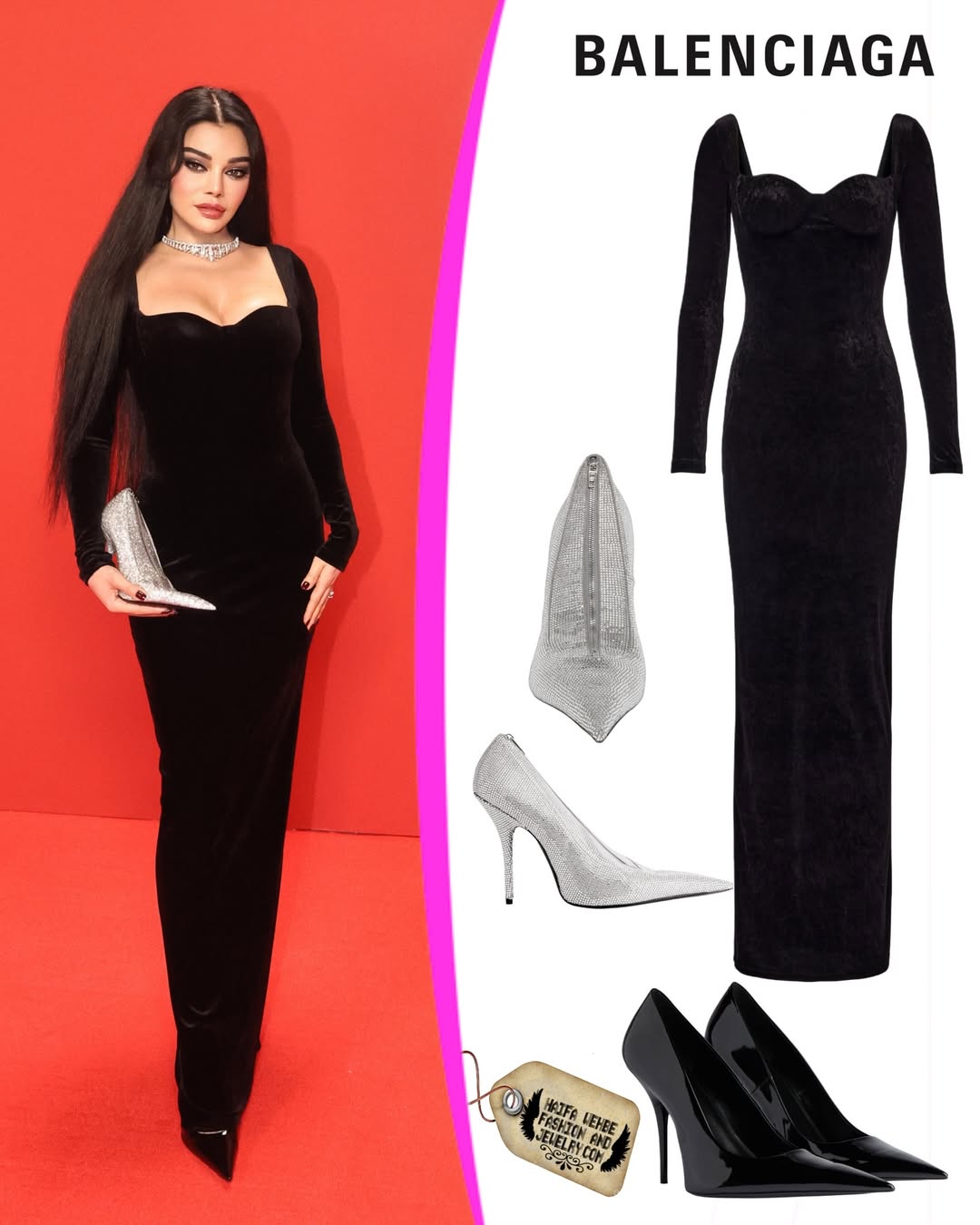 تفاصيل اطلالة هيفاء وهبي الجذابة  في حفل GQ الشرق الأوسط (انستغرام)