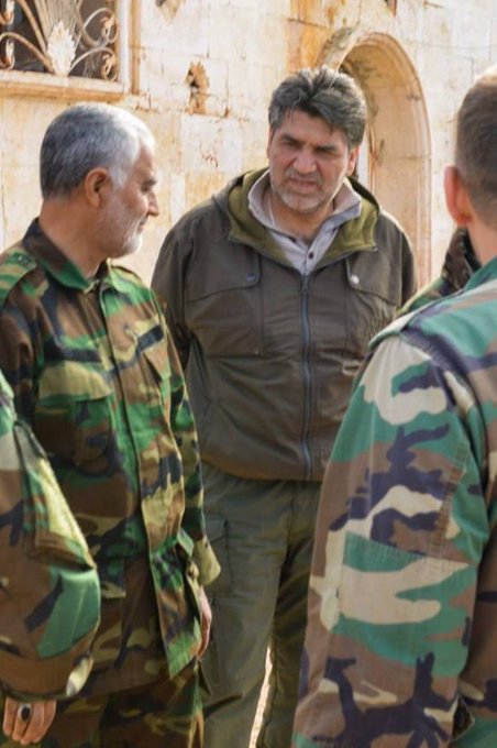 قاسم سليماني والحاج يونس (أكس)