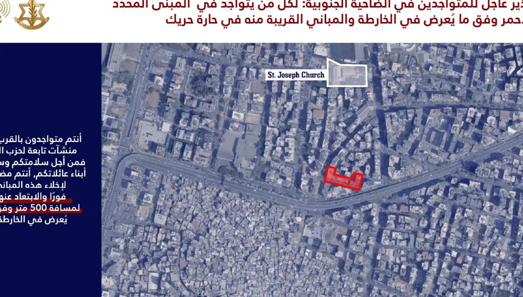 غارات عنيفة تستهدف حارة حريك