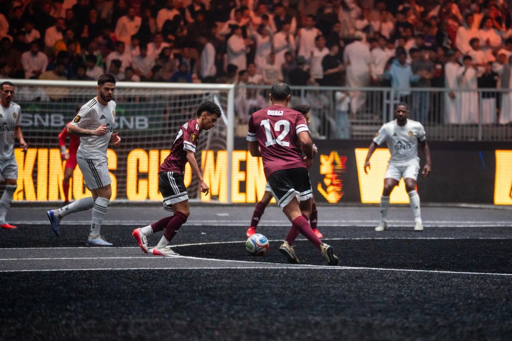 من منافسات دوري الملوك ضمن موسم الرياض. (وكالات)