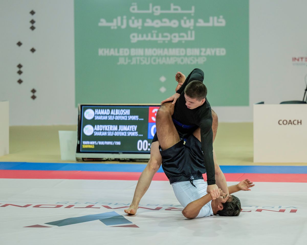 من منافسات الجوجيتسو. (وكالات)