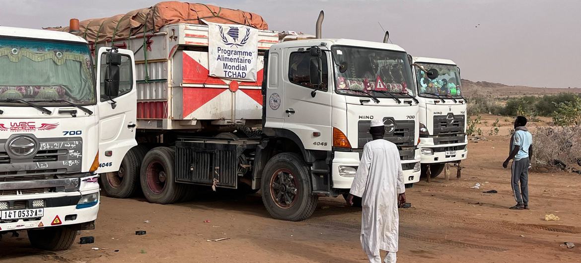 قافلة مساعدات أممية في السودان (أرشيفية).