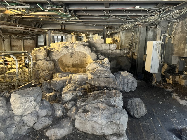 A section of the City of David tunnel. (Annahar)