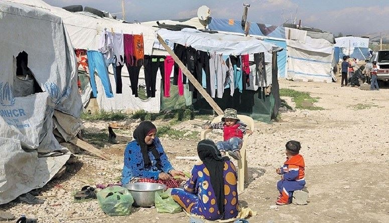 النازحين السوريين في لبنان.
