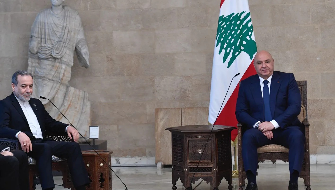 عون استقبل عراقجي (حسام شبارو).