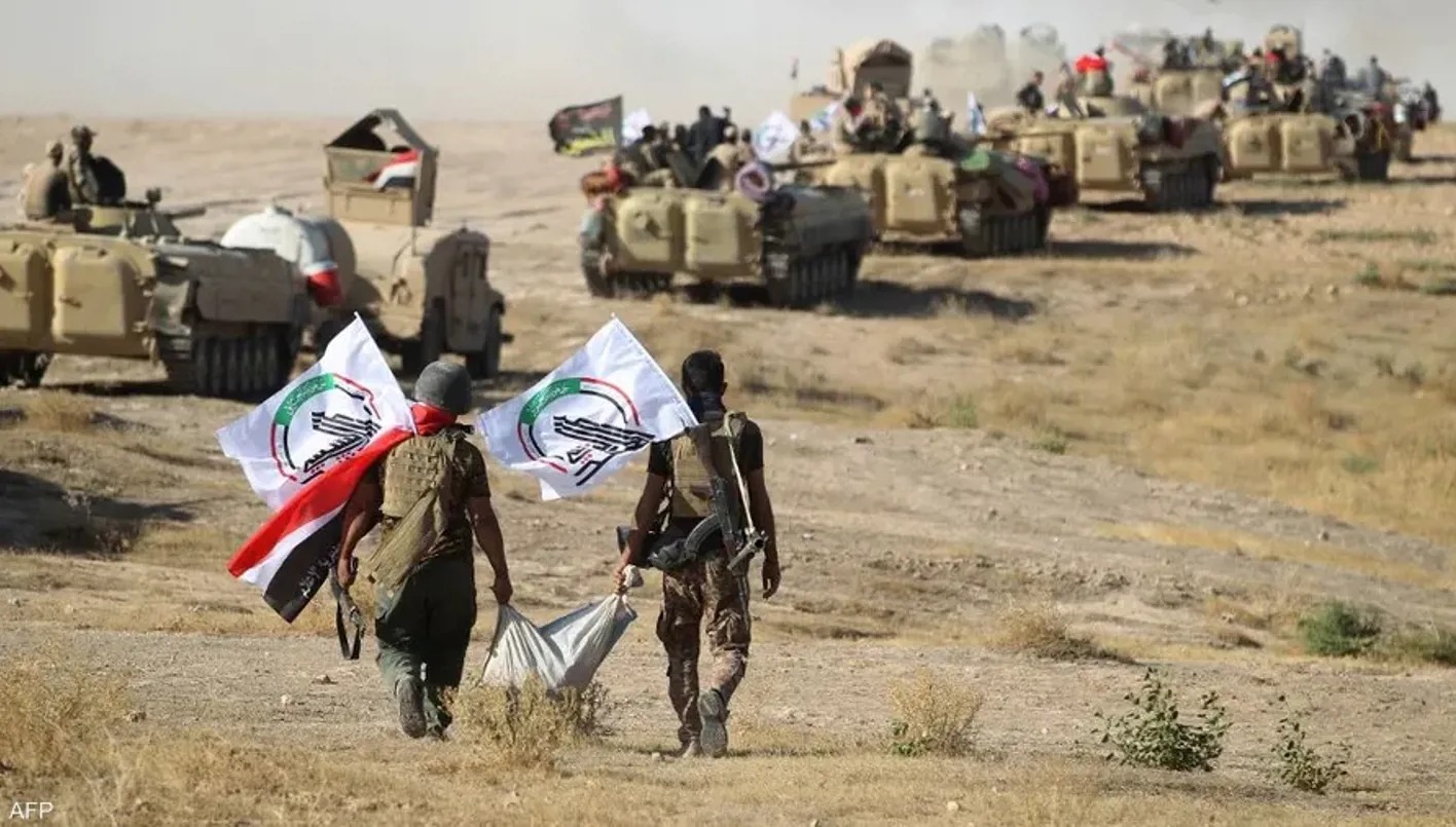 الحشد الشعبي في العراق (أ ف ب).
