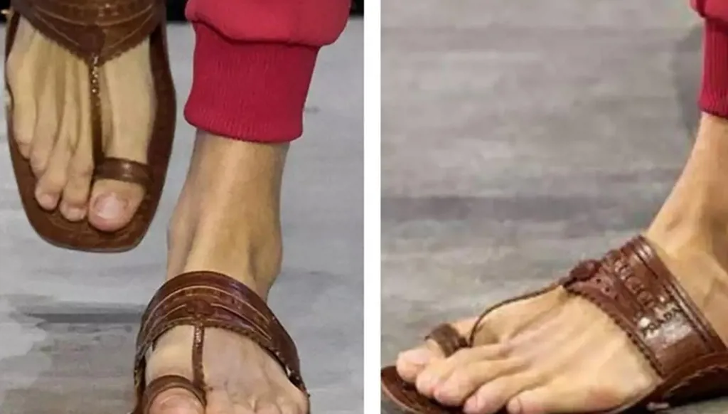 "فضيحة الصندل"... "برادا" تعترف باستيحاء تصميم جديد لحذائها من التراث الهندي