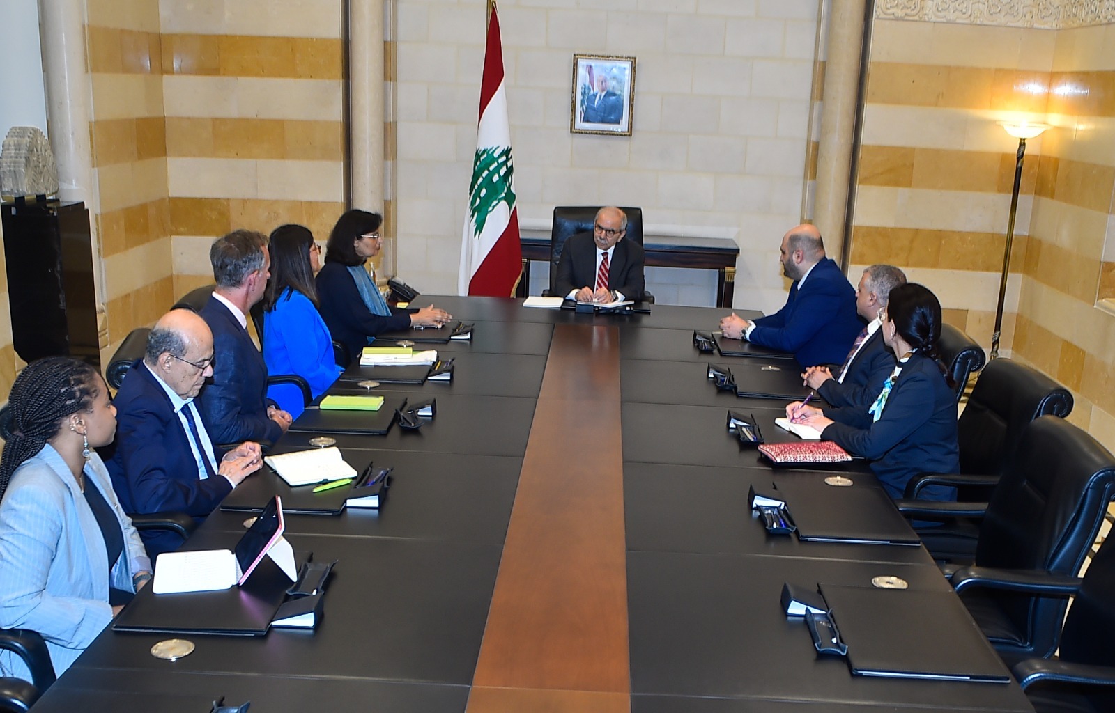 سلام اجتمع مع من التحالف العالمي للقاحات والتنميع Gavi  (الحكومة اللبنانية).