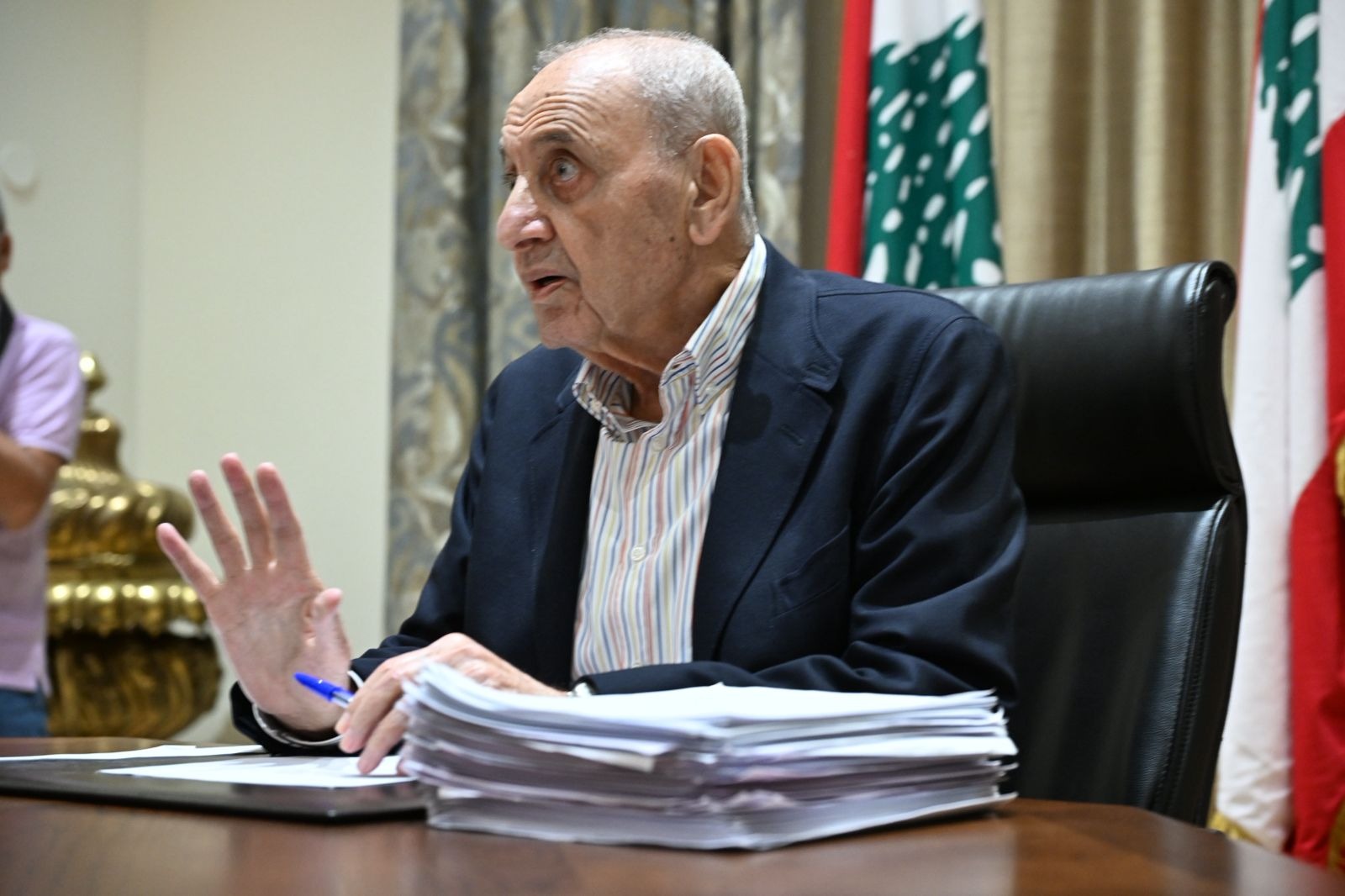 الرئيس نبيه بري (حسام شبارو).