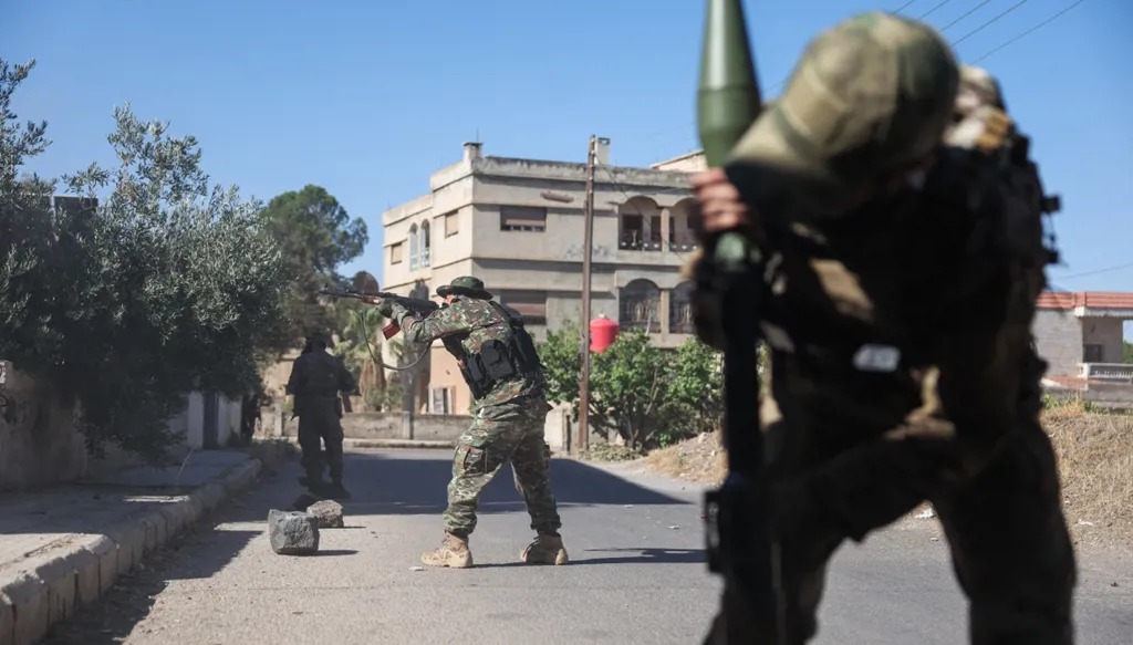 مسلّحون في السويداء (ا ف ب).