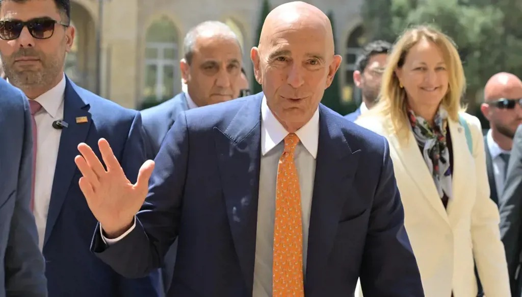 الموفد الأميركي توم برّاك (نبيل اسماعيل).