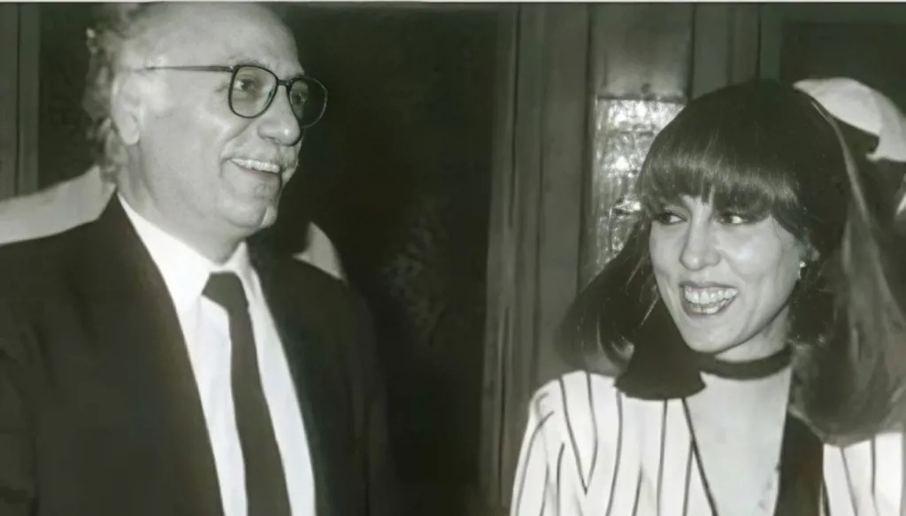 الشاعر طلال حيدر والسيدة فيروز. (أرشيفية)