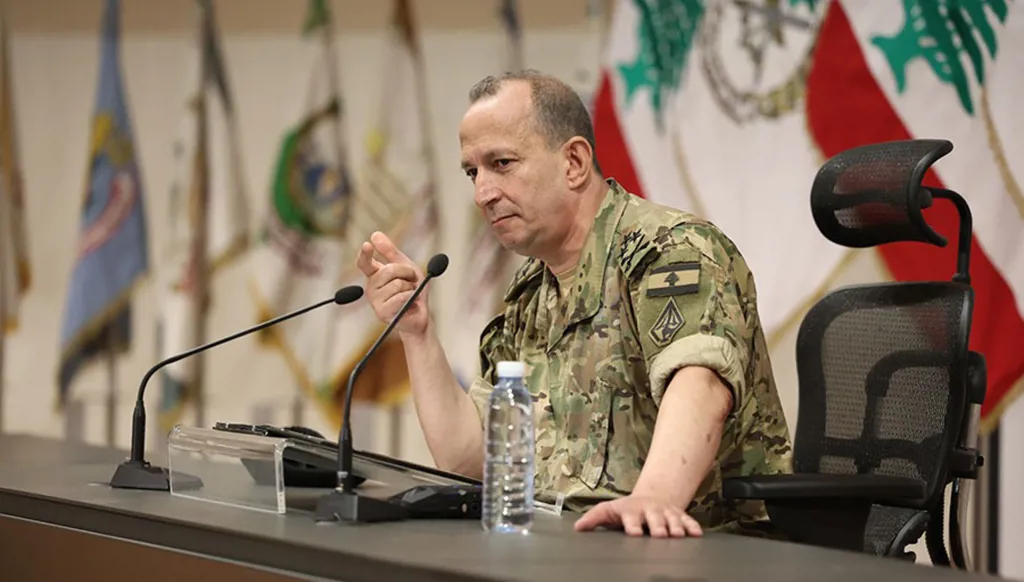 العماد هيكل في عيد الجيش اللبناني: استمرار الاحتلال يُعيق استكمال انتشارنا جنوباً ونعمل على توقيف مجموعات إرهابية