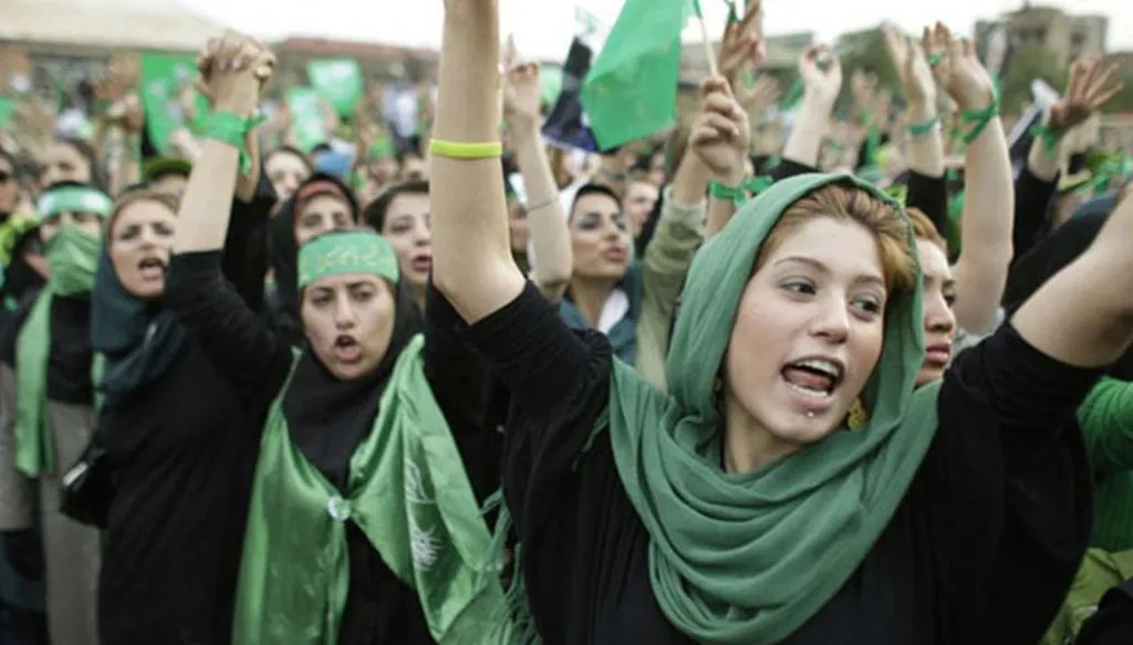 من الانتفاضة الخضراء للشيلي الايراني (وكالات).